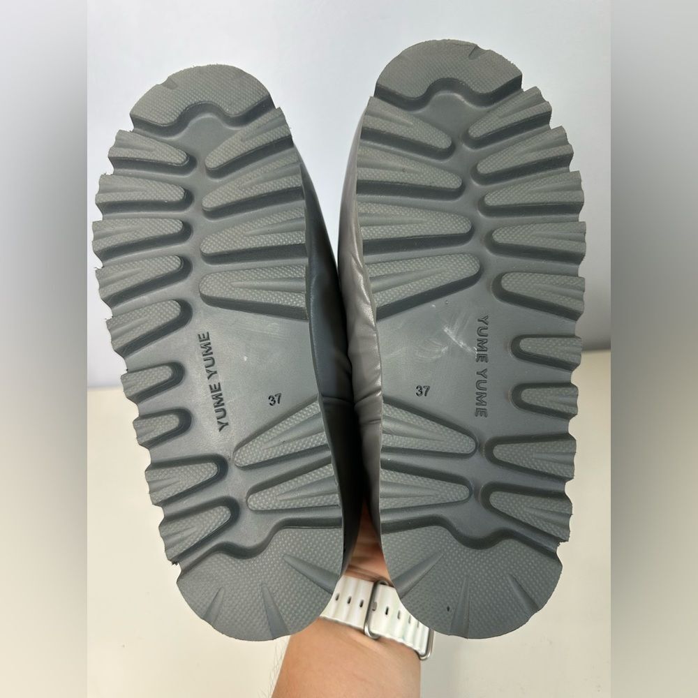Yume Yume Camp Shoe Vegan Leather Slip-On Gray Size 37 Made in Portugal - Picture 8 of 12